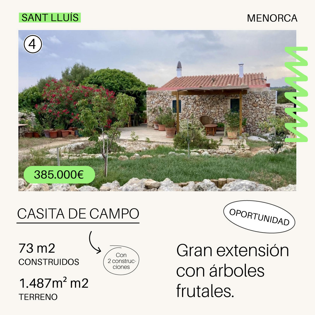 Maison à Vendre Minorque Alcaufar Appartement à Vendre Menorca Addaya