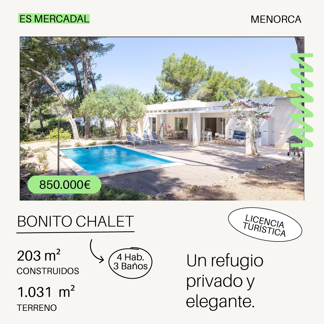 Chalet En Venta En Menorca